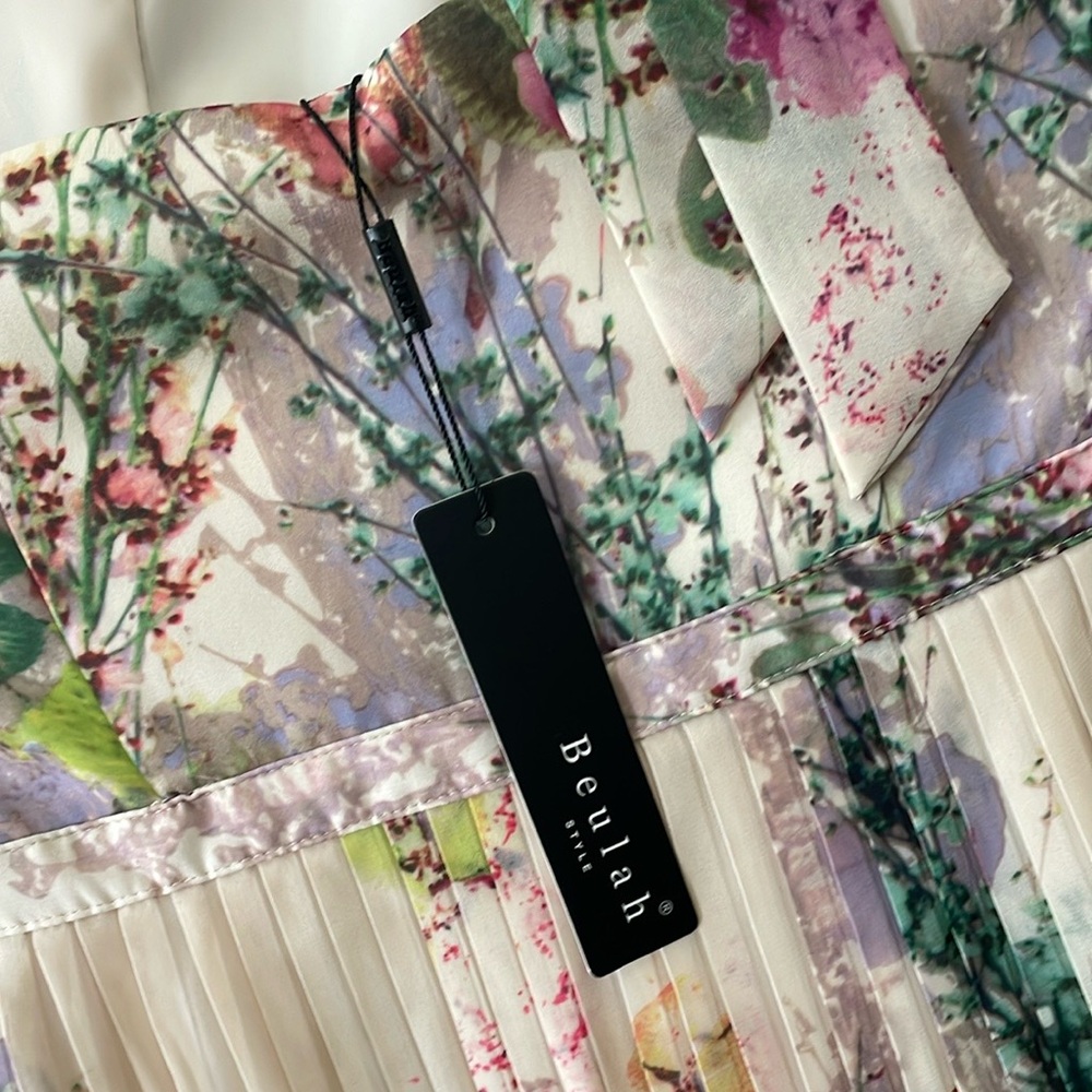 Floral Halter Maxi Gown - Picture 3 of 8